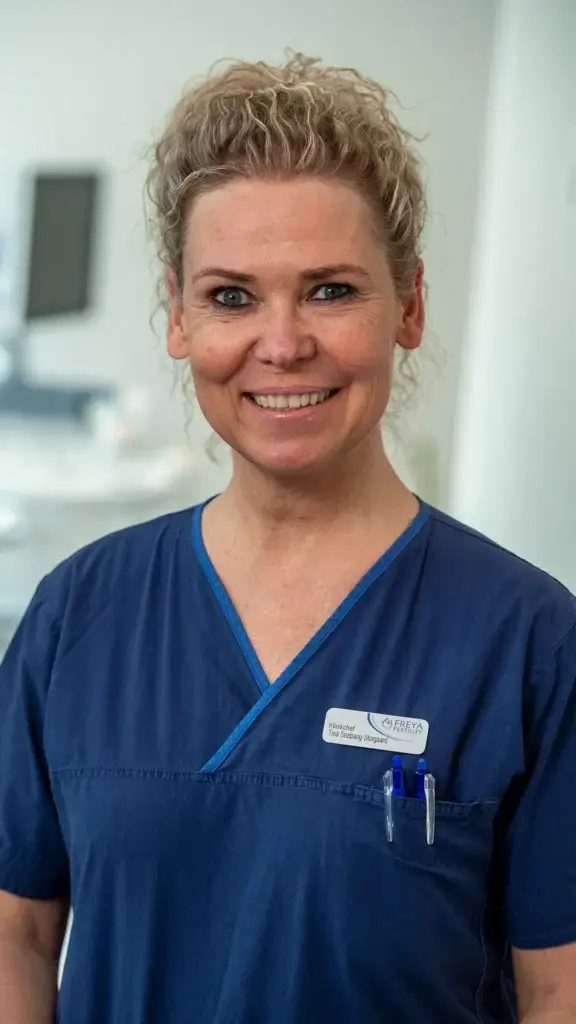 Porträt von Dr. Tina Snebang-Storgaard, Inhaberin und Reproduktionsmedizinerin bei Freya Fertility