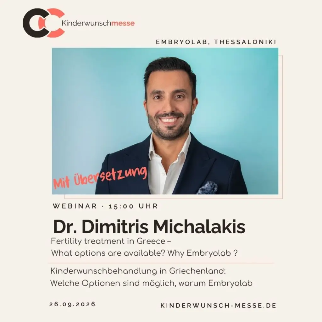 Dr. Dimitris Michalakis – Webinar zu Kinderwunschbehandlungen in Griechenland und Embryolab