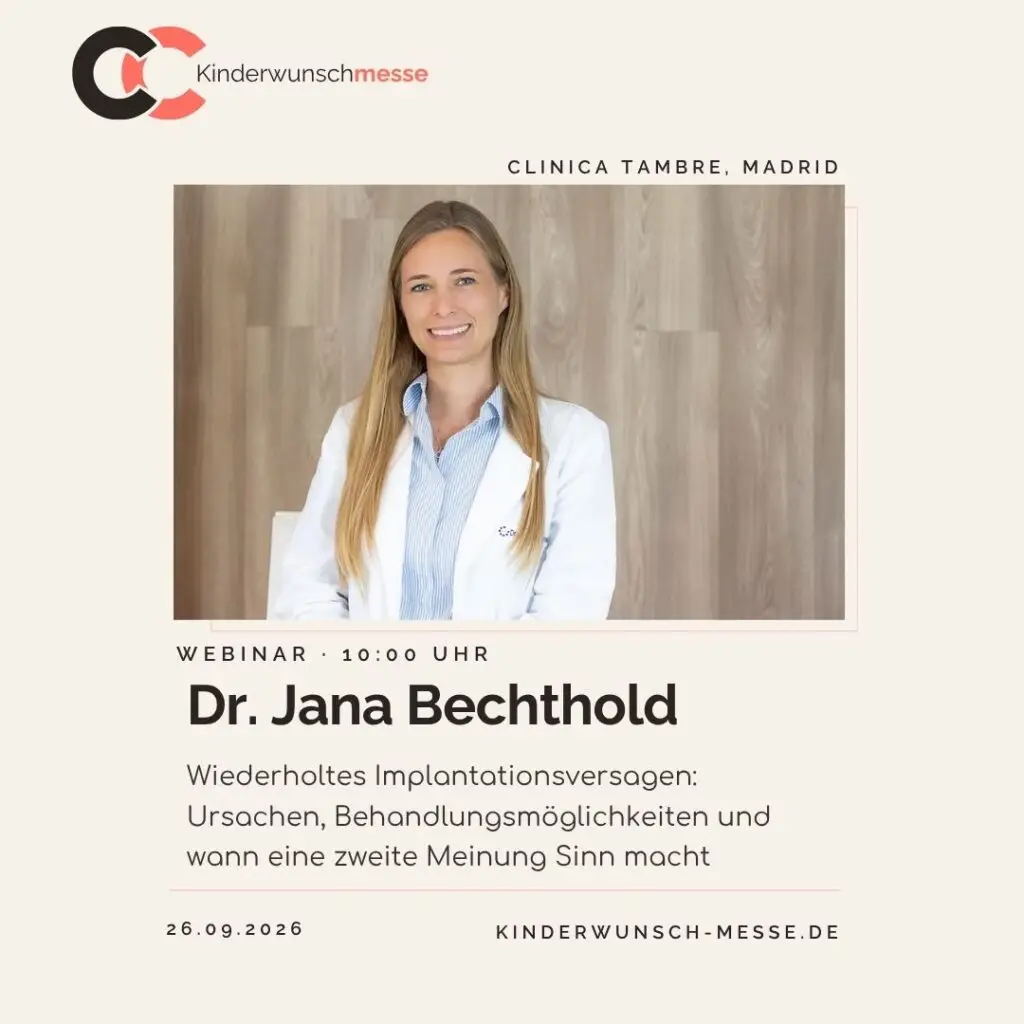 Dr. Jana Bechthold – Webinar zu wiederholtem Implantationsversagen und Behandlungsmöglichkeiten