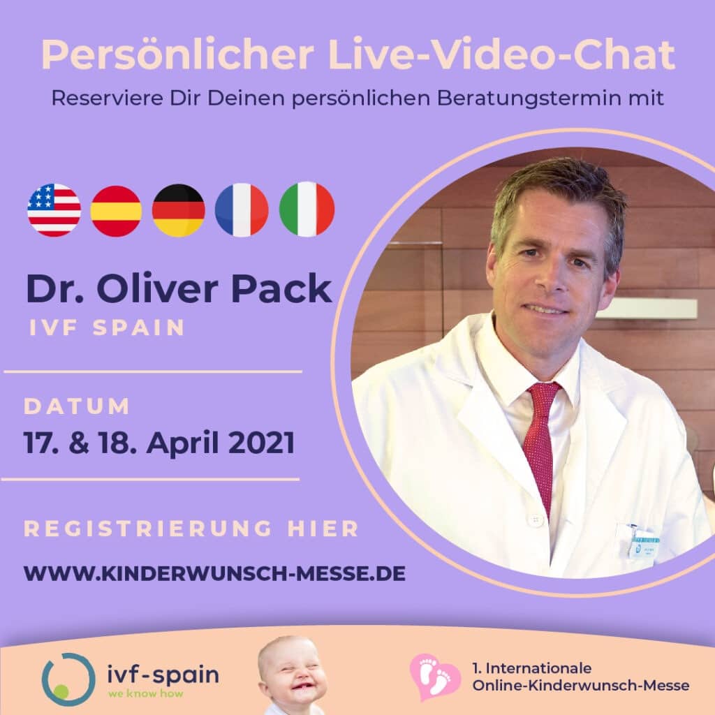 Persönliches Beratungsgespräch mit Dr. Oliver Pack, IVF Spain