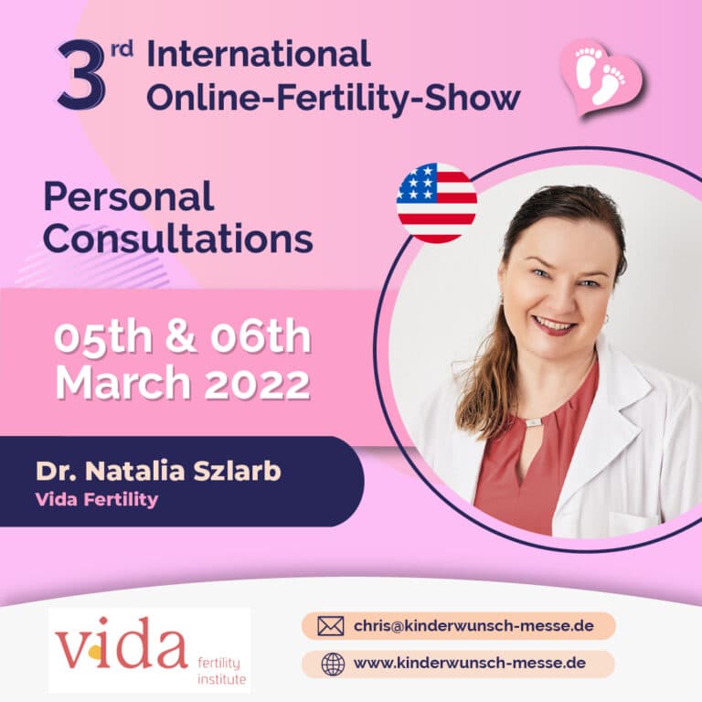 Personal Consultations - Vida Fertility Institute - Dr. Natalia Szlarb