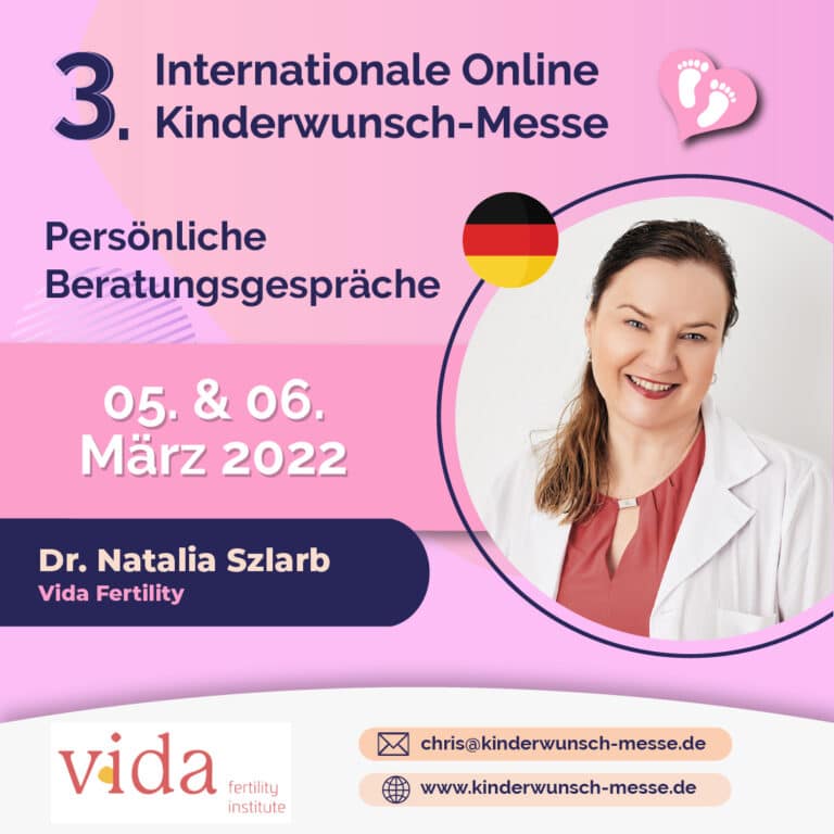 Persönliche Beratungsgespräche - Vida Fertility Institute - Dr. Natalia Szlarb
